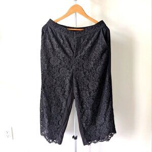 BNWT Black Floral Lace Mesh Pants